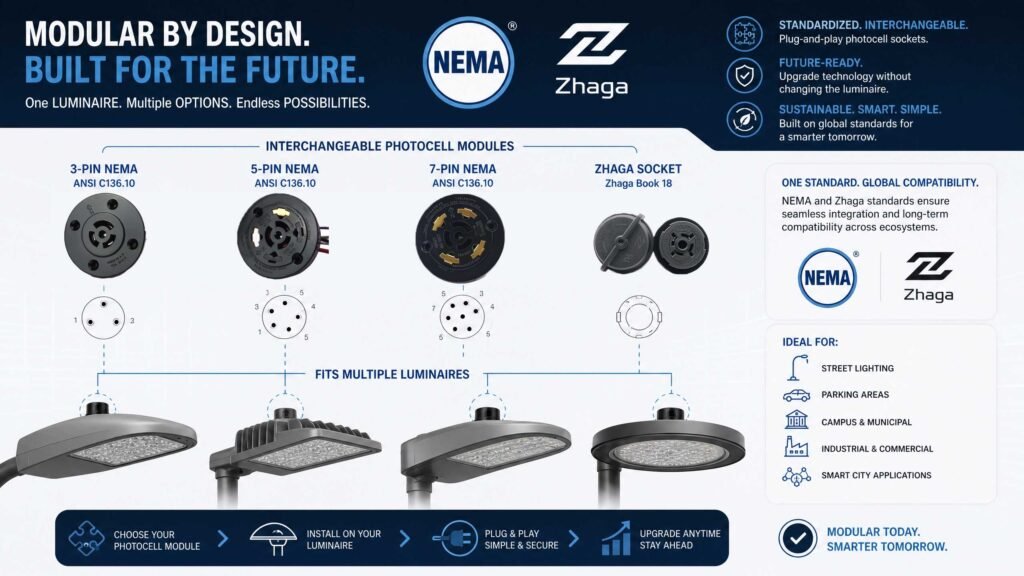 NEMAおよびZHAGAインターフェースのレセプタクルが光電セルを依然として重要な存在にしているのはなぜですか？