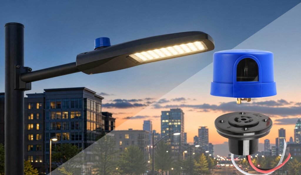 photocell and receptacle