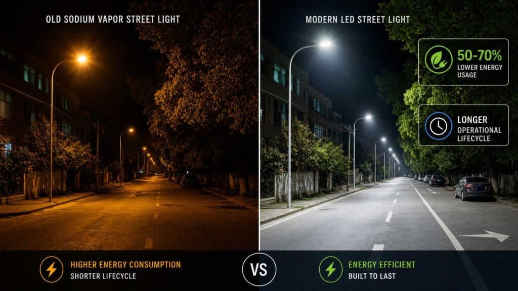 modernización de la tendencia 1 con LED