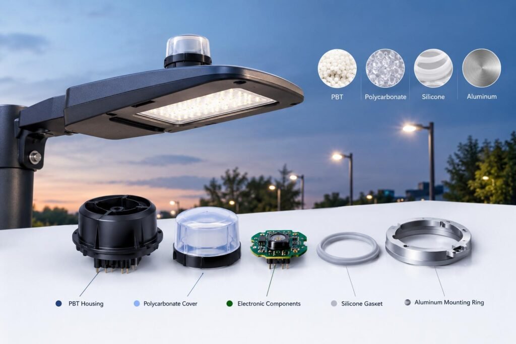 how zhaga connector materials support outdoor lighting