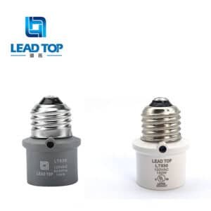 Tomada de controle de luz de lâmpada fotocélula E26/E27 do anoitecer ao amanhecer LT530