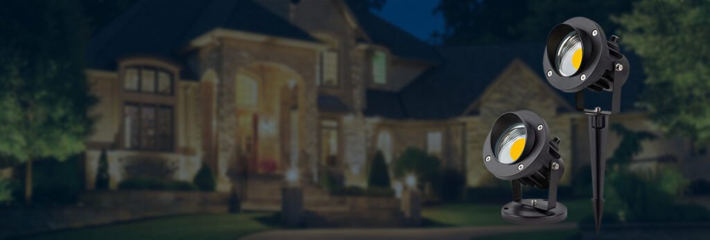 Outdoor Landscape Lighting with photocell