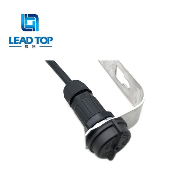 Customizable Highly Waterproof IP68 Zhaga Socket LT600-4 With Bracket - Imagen 5