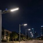 installeren in de straatverlichting