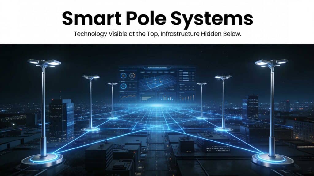 poste de iluminação inteligente