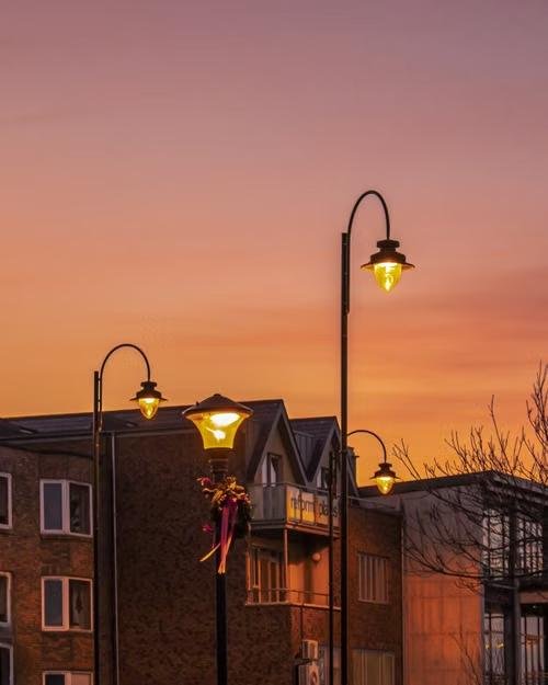 community centered street lighting