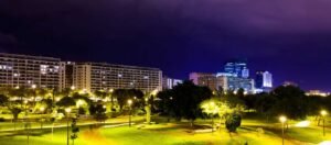 projeto de iluminação de parque público