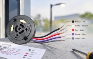 photocell wire color codes explained