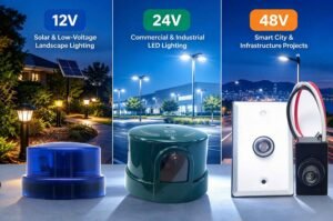 why are there different voltage ranges for photocontrols